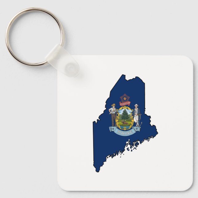 Maine Schlüsselanhänger (Vorderseite)