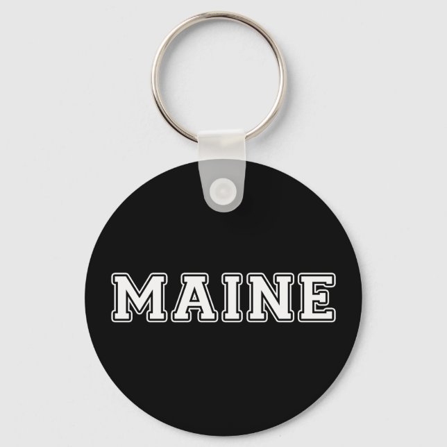 Maine Schlüsselanhänger (Vorderseite)