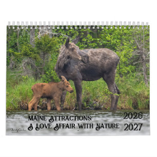 Maine-Sehenswürdigkeiten Kalender 2026-2027