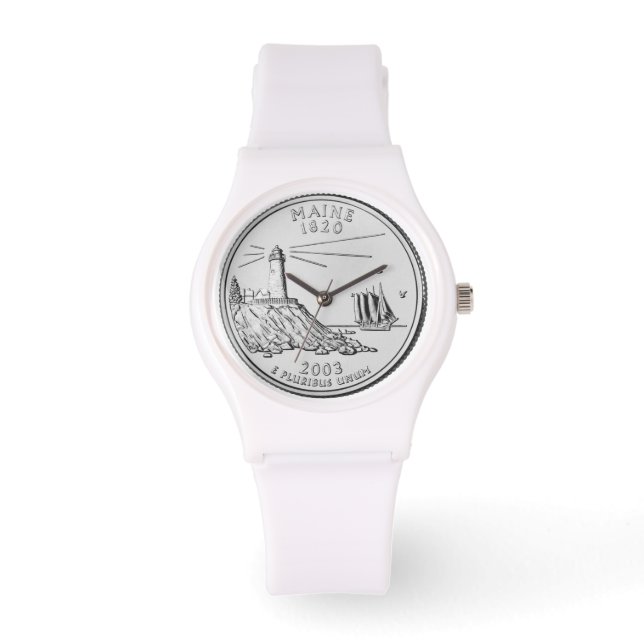 Maine Staat Quarter Armbanduhr (Vorderseite)