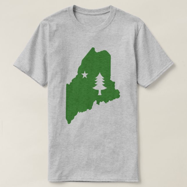 Maine Staat T - Shirt (Design vorne)
