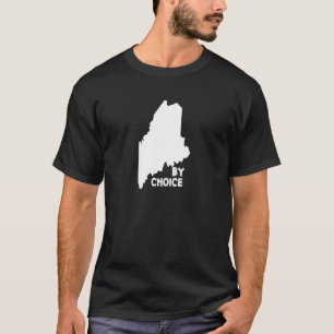 Maine Staat US-Karte nach Wahl nach Osten T-Shirt