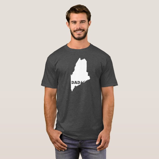 Maine-Staats-Vater-Shirt T-Shirt (Vorne ganz)