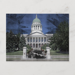 Maine State Capitol Postkarte