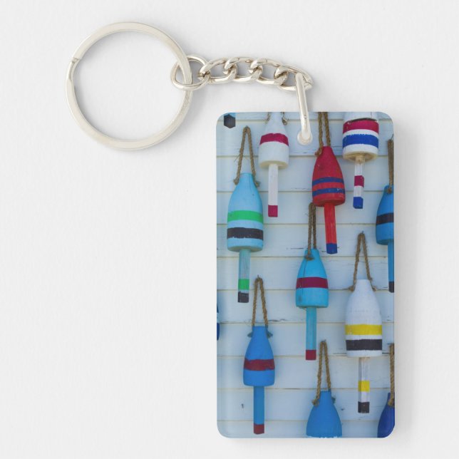 Maine, Stonington, bouées décoratives de homards (Devant)