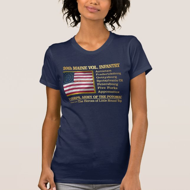 Maine Volunteer Infanterie (BH) T-Shirt (Vorderseite)