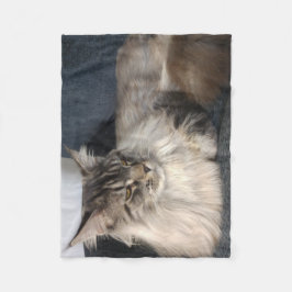 Maine-Waschbär-Katze Fleecedecke