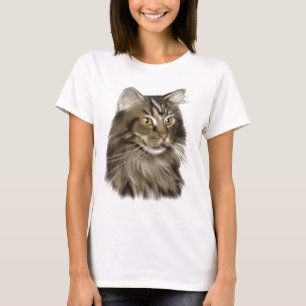 Maine-Waschbär-Katze T-Shirt