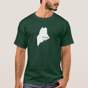 Maine Zuhause Staat ME T - Shirt