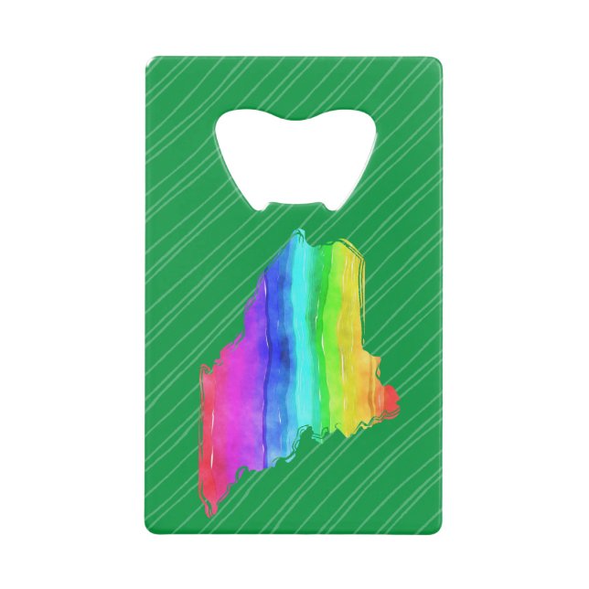 Mainebow Geldbeutel Flaschenöffner (Vorderseite)