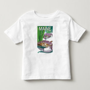 MaineCrab und Fischer Kleinkind T-shirt