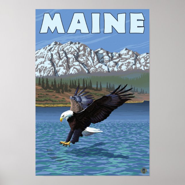 MaineEagle-Fischerei Poster (Vorne)