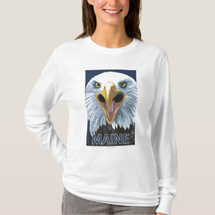 MaineEagle herauf nahes T-Shirt