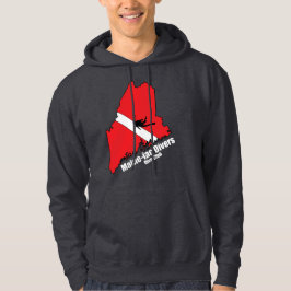 Maineiac Divers Silhouette Logo Dunkles Sweatshirt