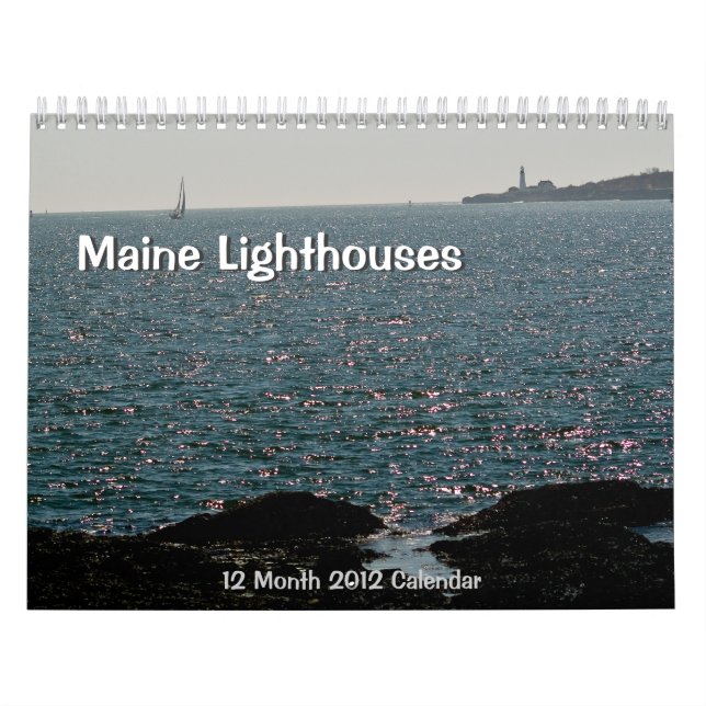 Maineleuchtturm-Kalender 2012 Kalender (Titelbild)