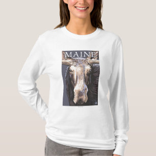 MaineMoose herauf nahes T-Shirt