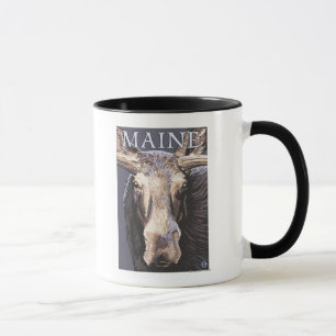 MaineMoose Up Nah Tasse