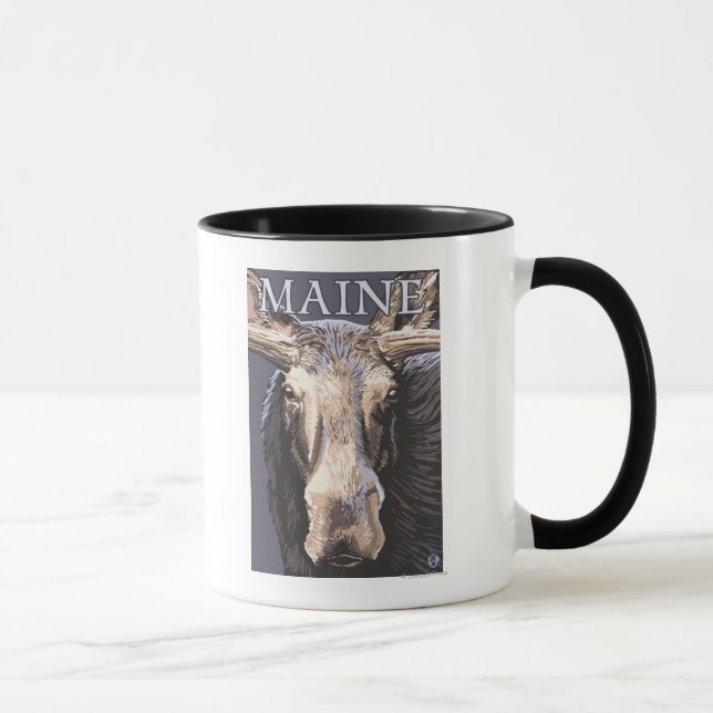 MaineMoose Up Nah Tasse (Rechts)