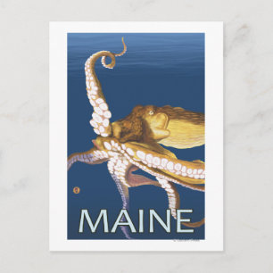 MaineOctopus-Szene Postkarte
