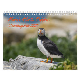 Maine's Puffins: Das Ende des Kalenders 2025 Kalender