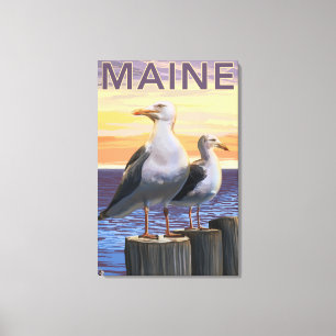 MaineSea betrügt Szene Leinwanddruck