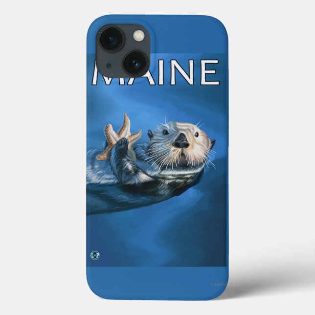 MaineSea Otter Scene Case-Mate iPhone Hülle (Rückseite)