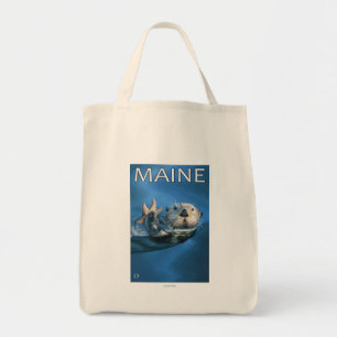 MaineSea Otter-Szene Tragetasche
