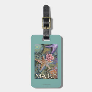 MaineTidepool Szene Gepäckanhänger