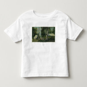 MaineView eines Campground im Maine-Holz Kleinkind T-shirt