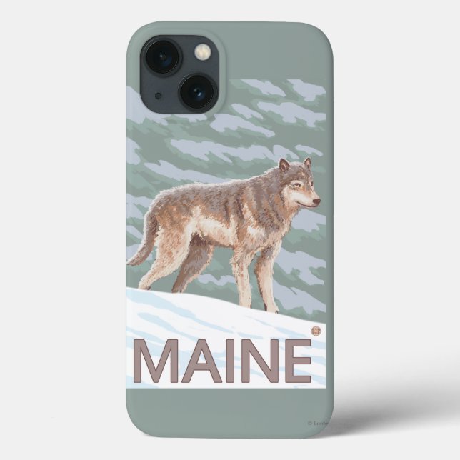 MaineWolf-Szene Case-Mate iPhone Hülle (Rückseite)
