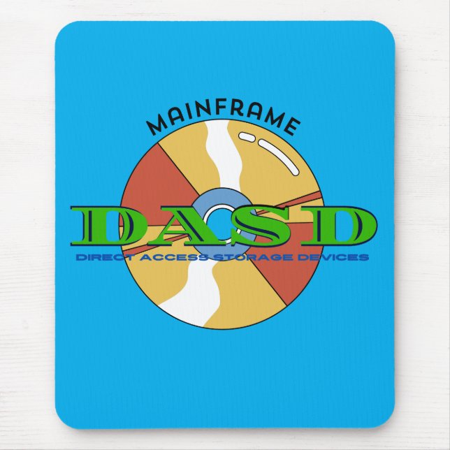Mainframe-Direktzugriffsspeichergeräte (DASD) Mousepad (Vorne)