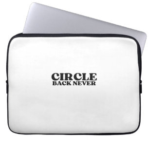 Mainframe-Isolierung Circle Back Never Laptopschutzhülle