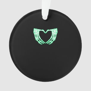 Mains de squelette, Coeur, Costume d'Halloween de 