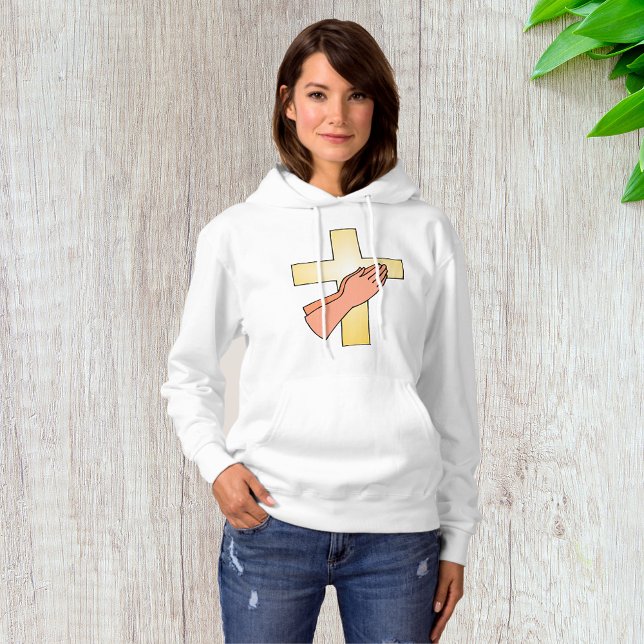 Mains De Sweat - shirt à capuche Cross Womens (Créateur téléchargé)