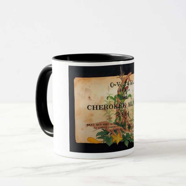 Mains de trois soeurs café Mug (Devant gauche)