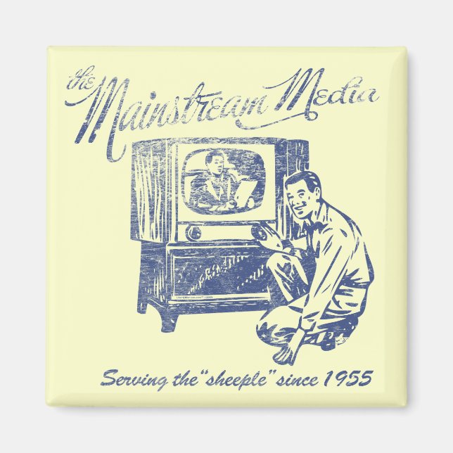 Mainstream-Medien-Magnet Magnet (Vorne)
