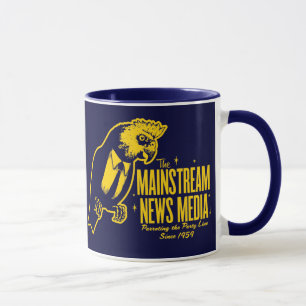 Mainstream-Nachrichtenmedien-Tasse Tasse