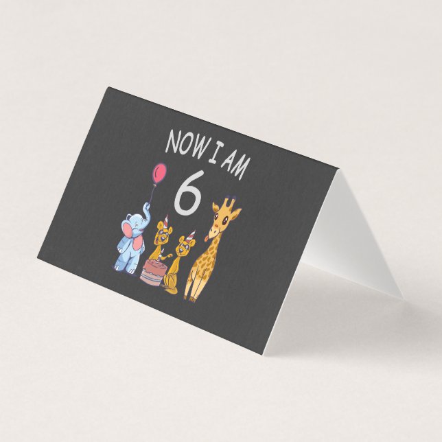 Maintenant j'ai 6 ans 6ème anniversaire au Zoo (Front)