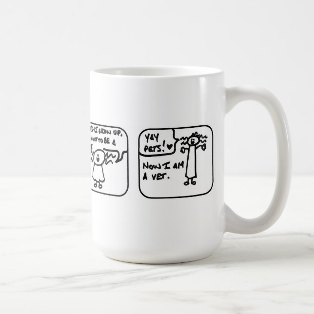 Maintenant je suis une tasse de vétérinaire (Droite)