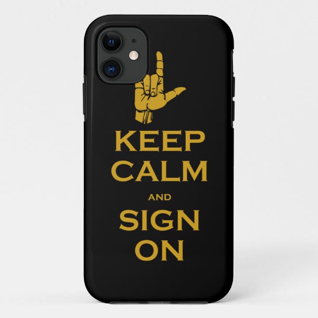 Maintenez calme et connectez-vous le coque iphone (Dos)
