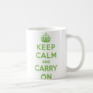 Maintenez calme et continuez la tasse