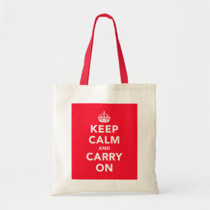 Maintenez calme et continuez le sac fourre-tout