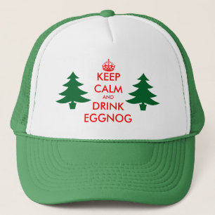 Maintenez casquette calme et de boissons de lait