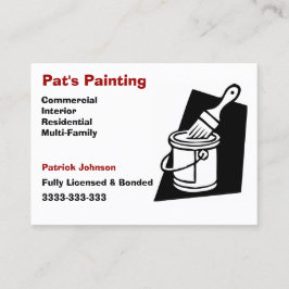 Mainting Services Business Cards Visitenkarte