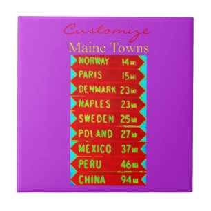 Maintown Sign Thunder_Cove Fliese