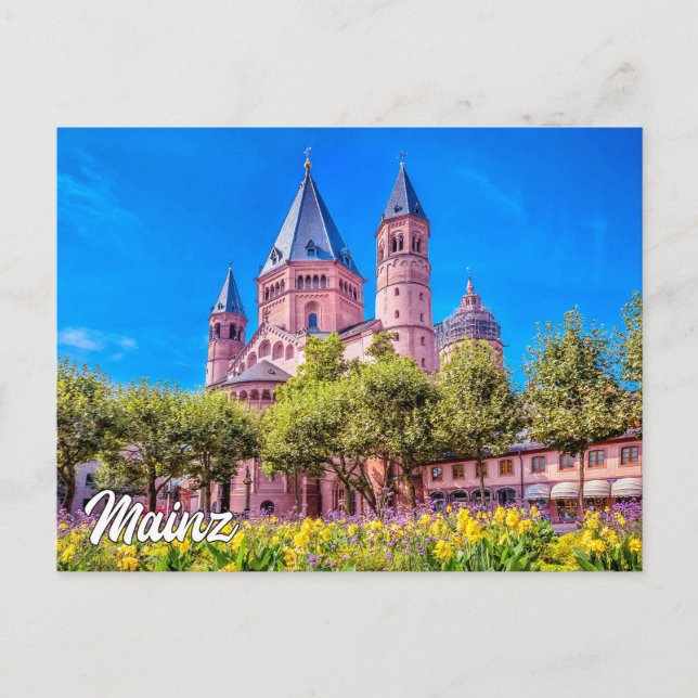 Mainz, Deutschland Postkarte (Vorderseite)