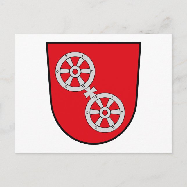 Mainzer Wappen Postkarte (Vorderseite)