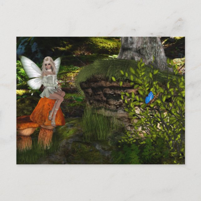 Maion a Mushroom Design 2 Postkarte (Vorderseite)
