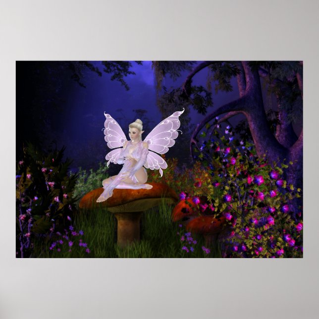Maion a Mushroom Design 3 Print Poster (Vorne)