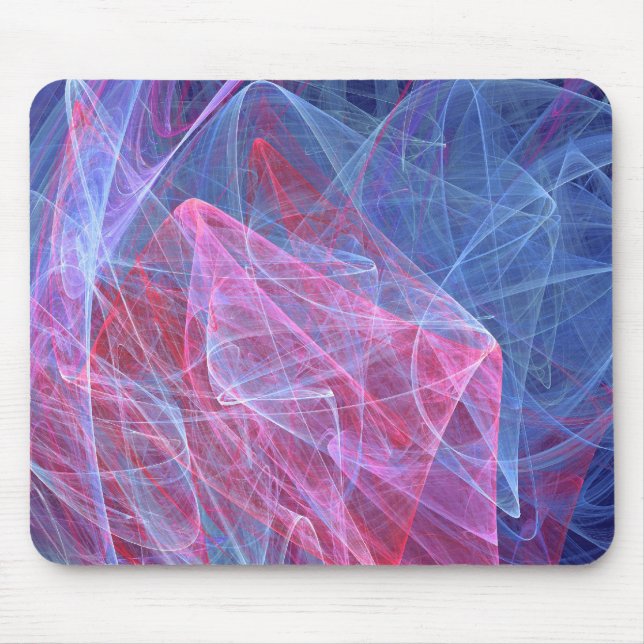 "Mairy Dust" Mysteriöse Abstrakte Formen Mousepad (Vorne)